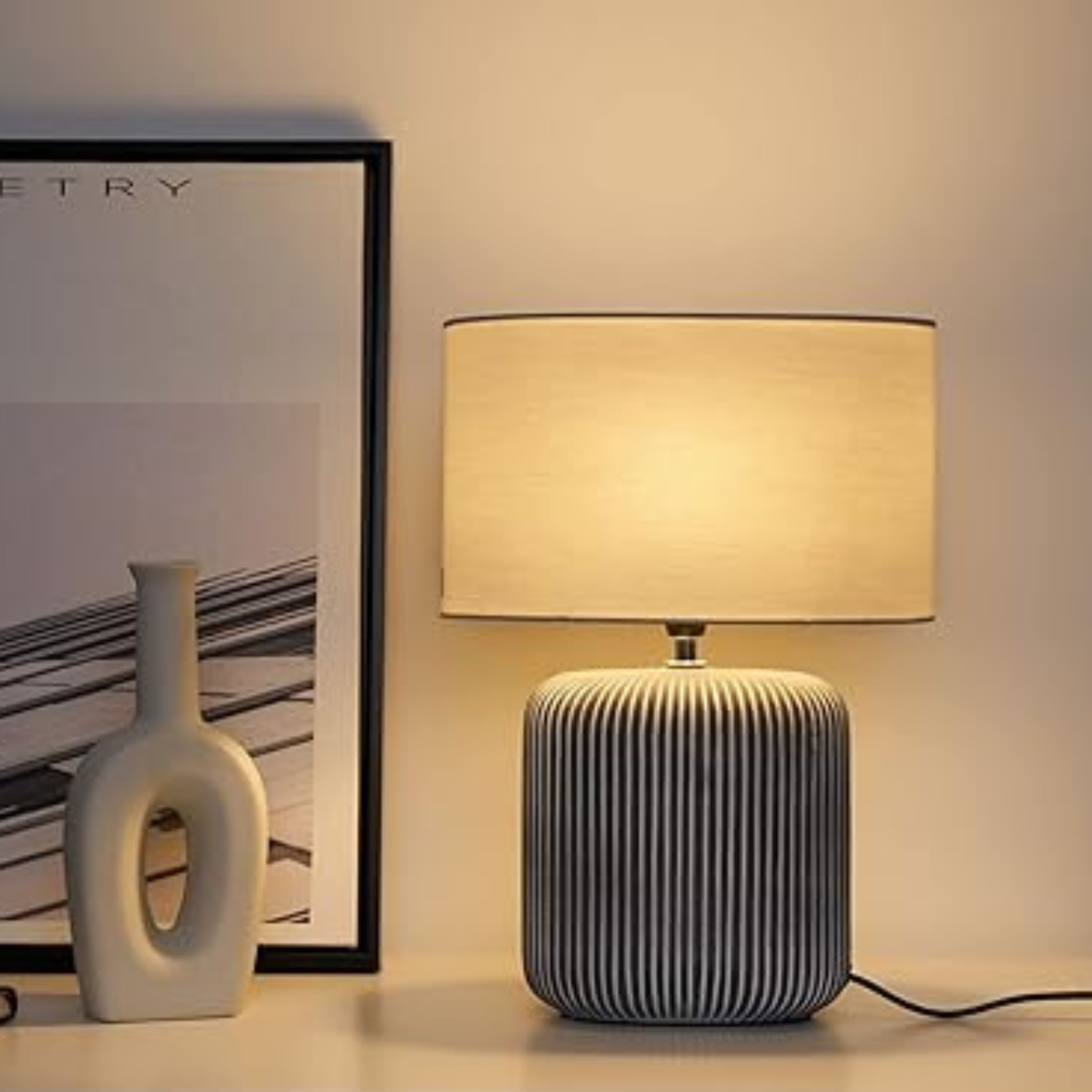 Onlyfurn-Pauline Ceramic Table Lamp