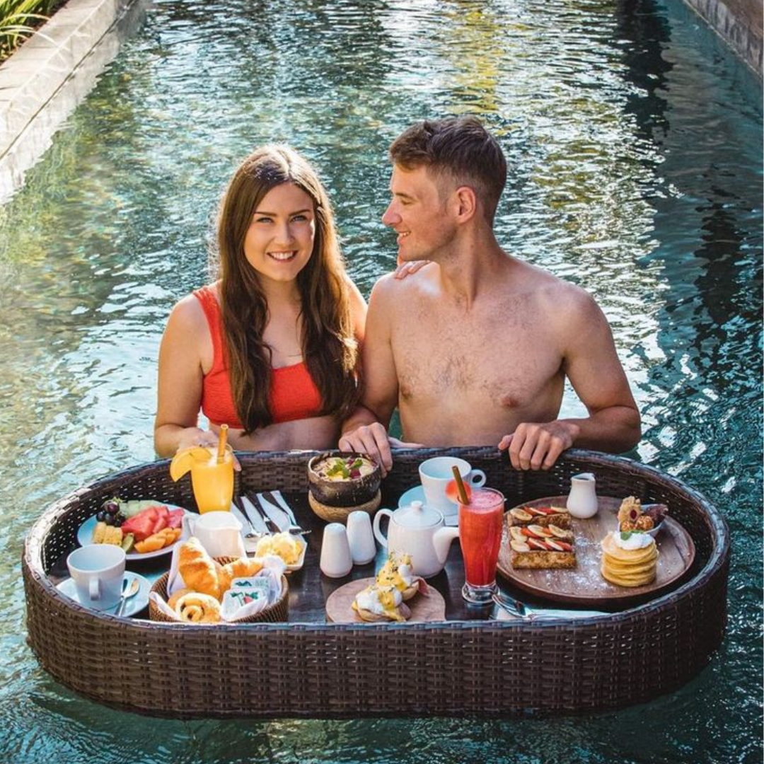OnlyFurn - Tara  Rattan Floating Pool Tray
