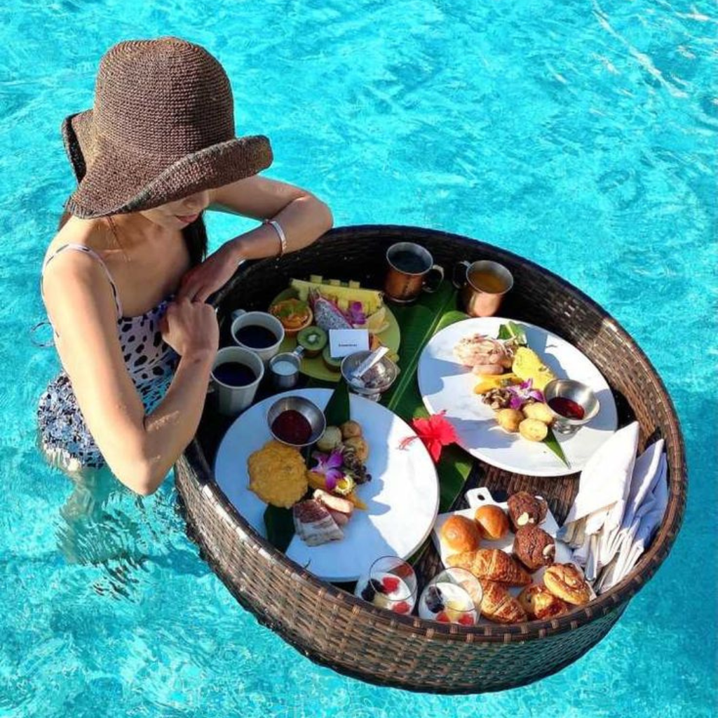 OnlyFurn - Nova Rattan Floating Pool Tray