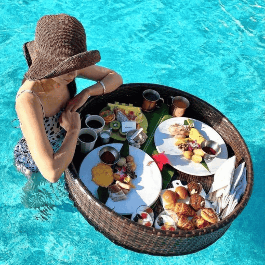 OnlyFurn - Nova Rattan Floating Pool Tray