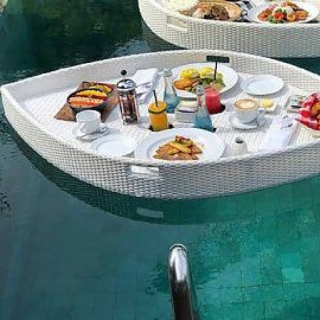 OnlyFurn - Tara  Rattan Floating Pool Tray