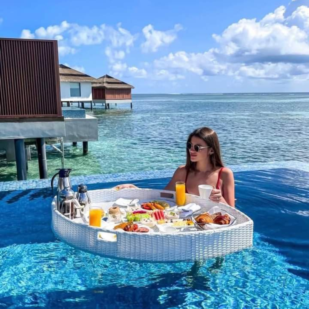 OnlyFurn - Tara  Rattan Floating Pool Tray