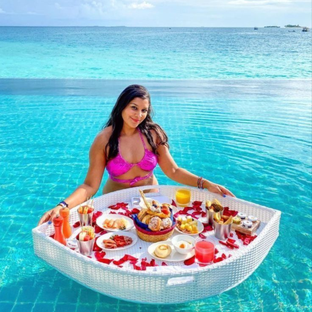 OnlyFurn - Tara  Rattan Floating Pool Tray