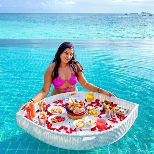 OnlyFurn - Tara  Rattan Floating Pool Tray