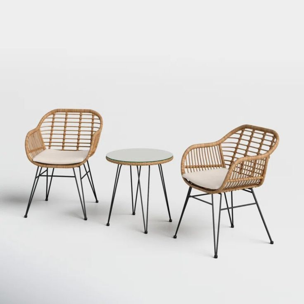 OnlyFurn -  Nova Rattan 3-Piece Outdoor Set