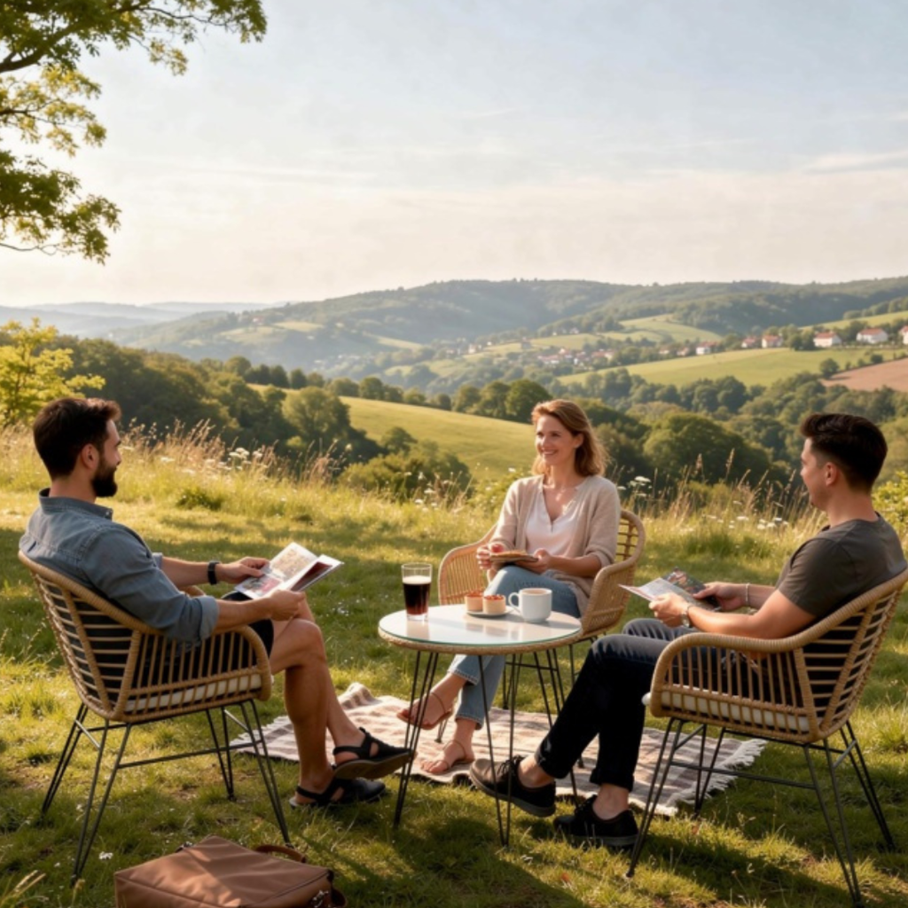 OnlyFurn -  Nova Rattan 3-Piece Outdoor Set