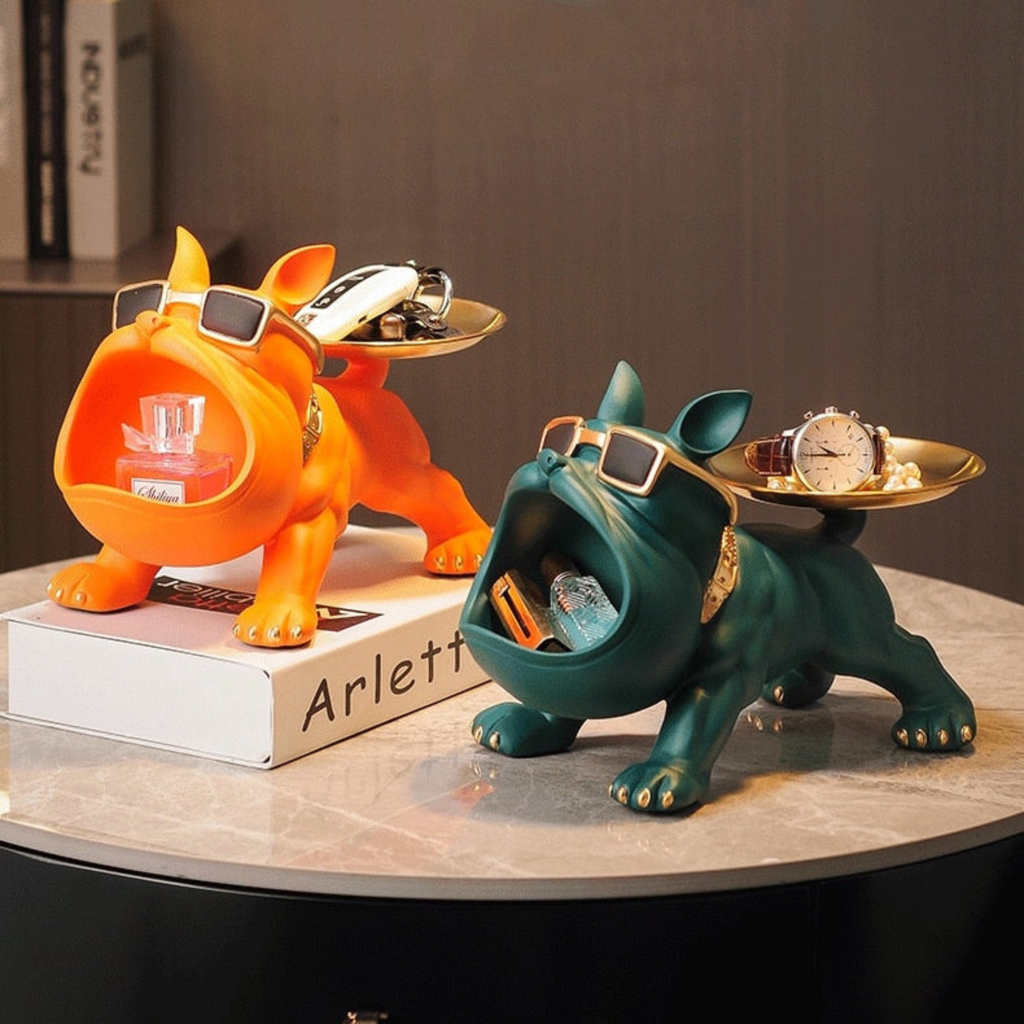 Onlyfurn- Kenny French Bulldog Tabletop Key Holder