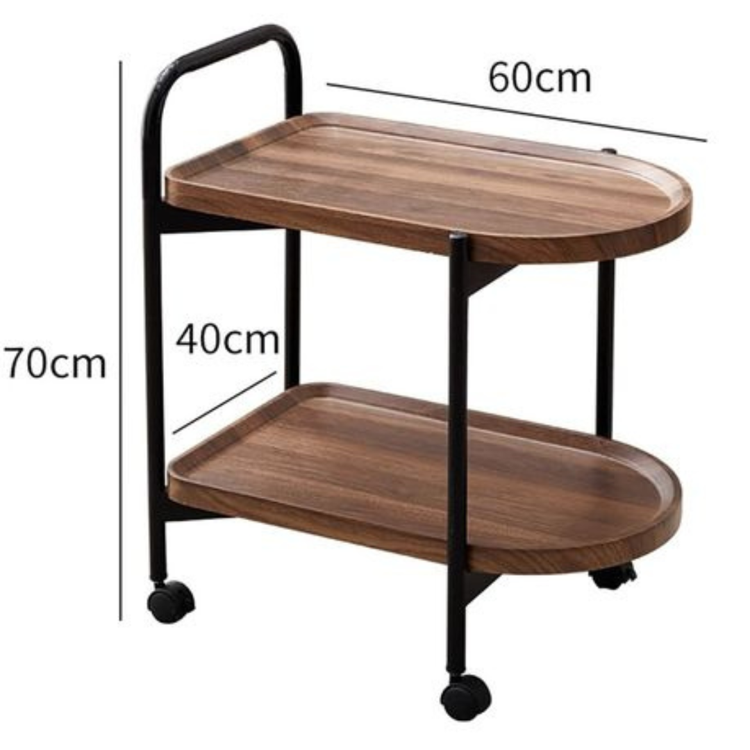 OnlyFurn - Sobia Modern 2-Tier Trolley Table