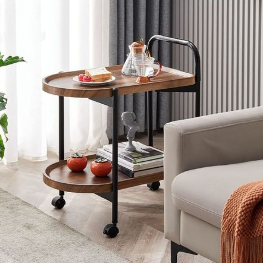 OnlyFurn - Sobia Modern 2-Tier Trolley Table