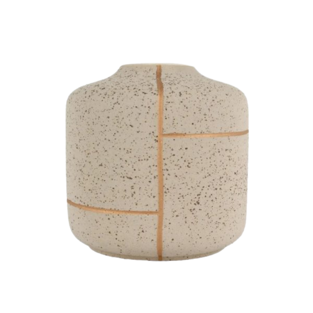 Onlyfurn-Ivory Ceramic Flower Vases