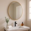 Onlyfurn-Luna Oval Bathroom Mirror