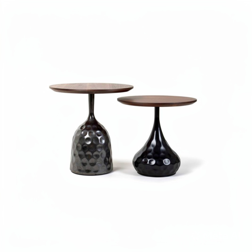 OnlyFurn-Felicia Modern Round Set of 2 Coffee Tables