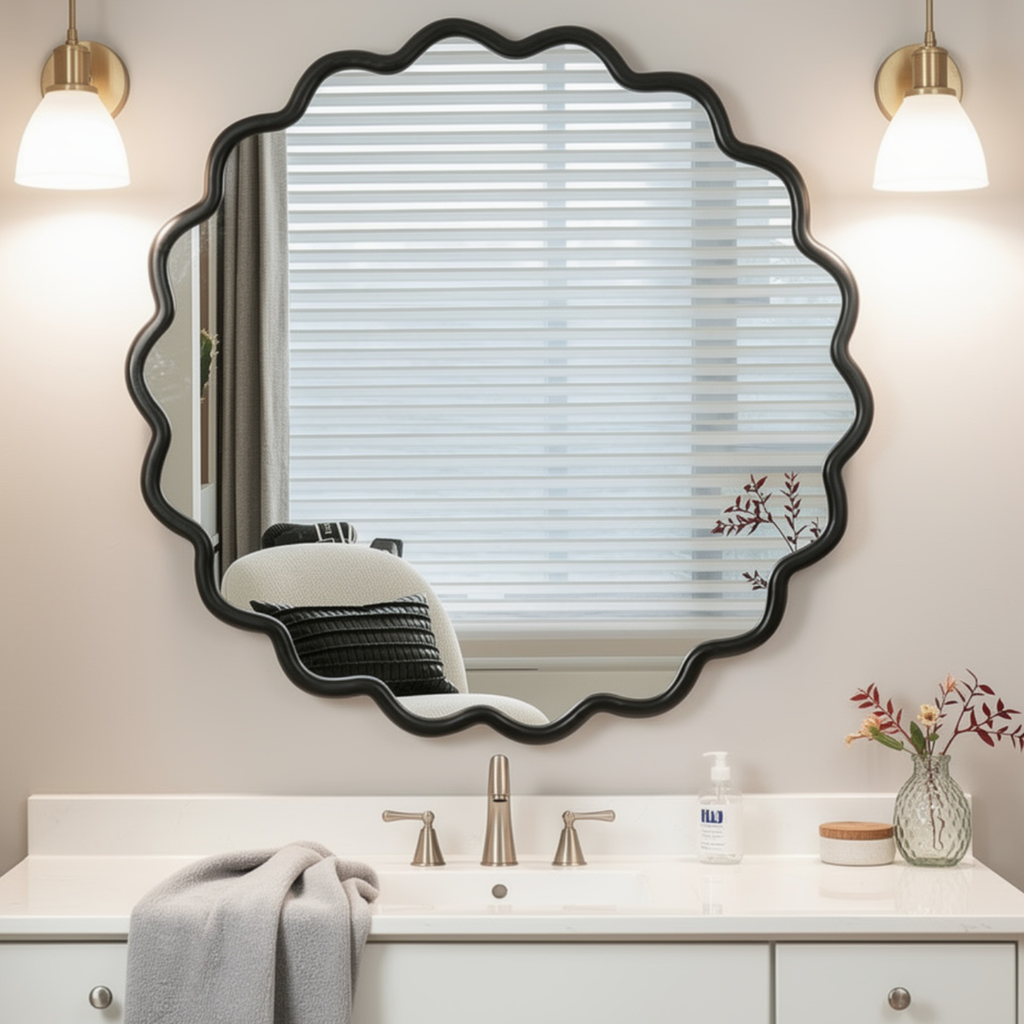 OnlyFurn-Solara Wiggly Bathroom Mirror