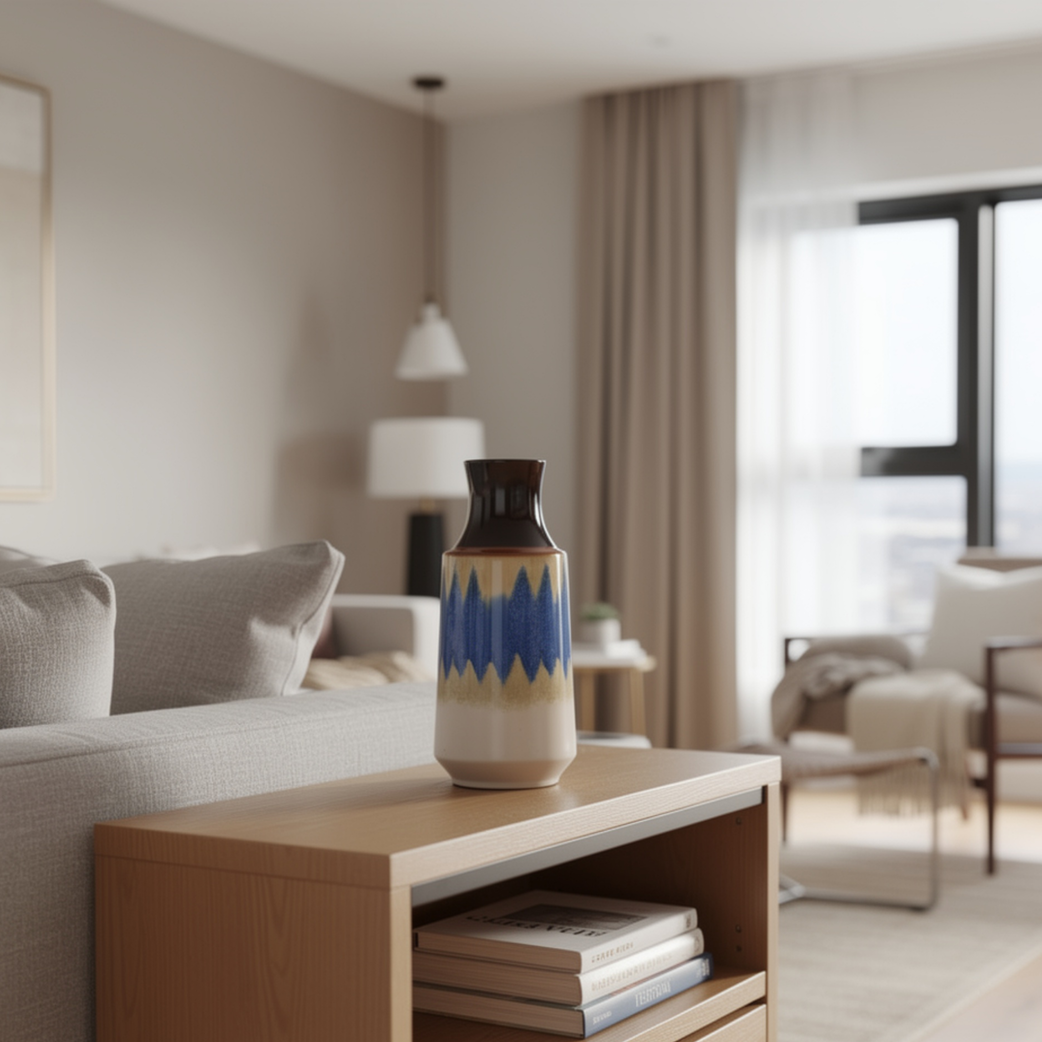 OnlyFurn-Tidal Ceramic Flower Vase