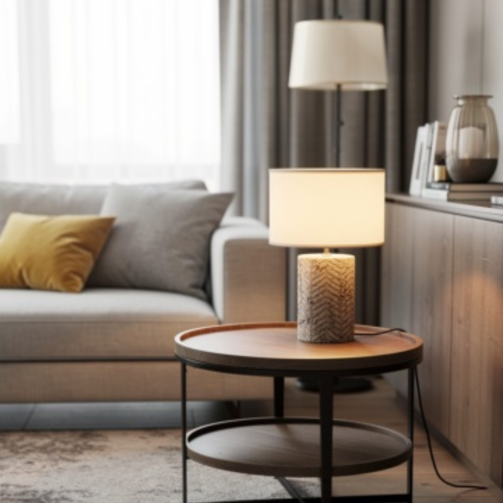 Onlyfurn-Rosaline Stone Table Lamp