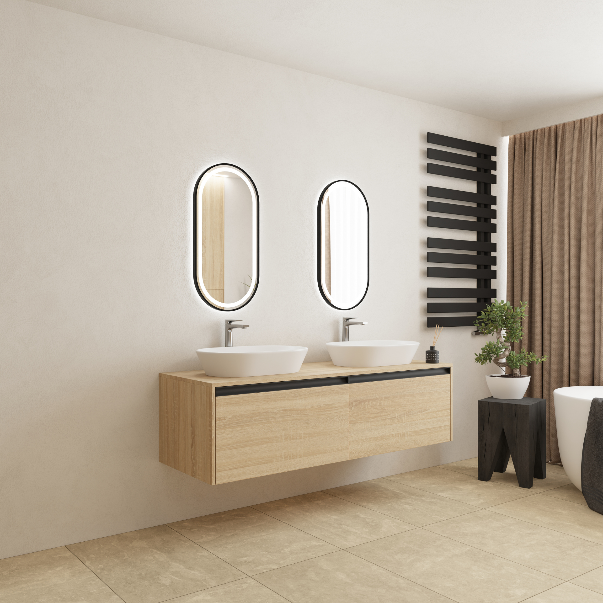 Onlyfurn-Cathedral LED Bathroom Mirror
