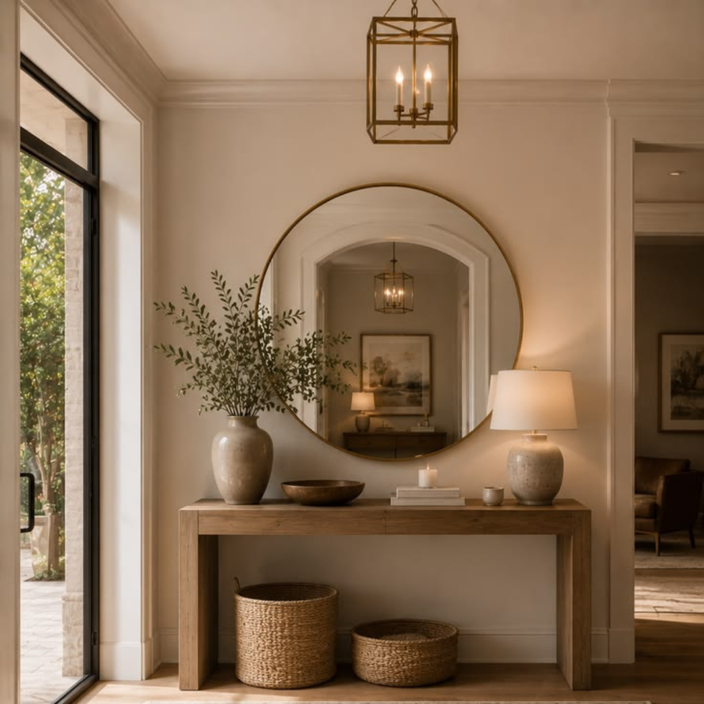 OnlyFurn-Cascade Round Mirror
