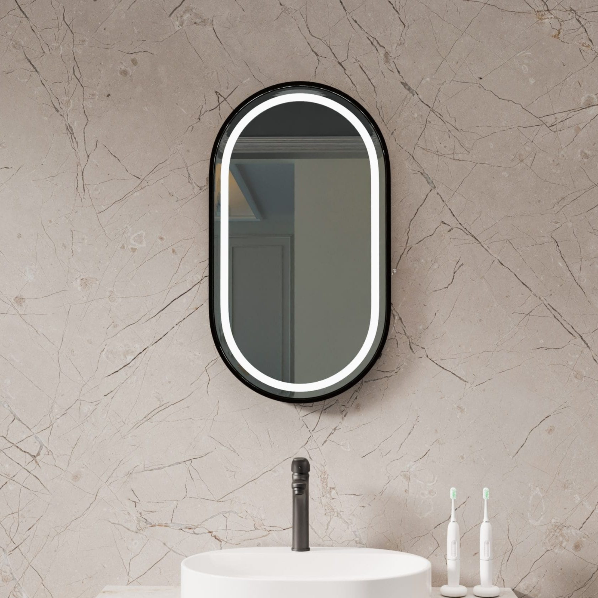 Onlyfurn-Cathedral LED Bathroom Mirror