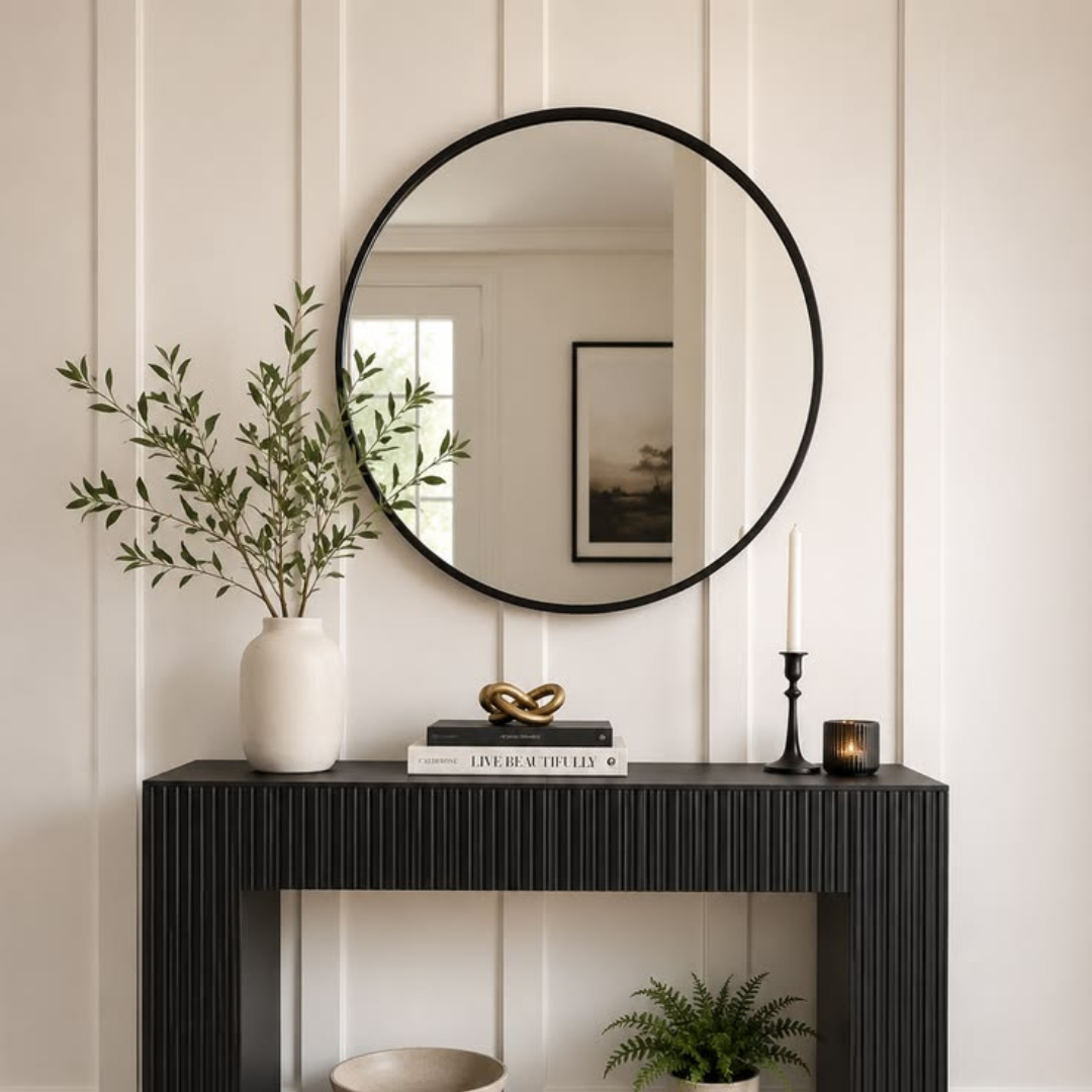 OnlyFurn-Cascade Round Mirror