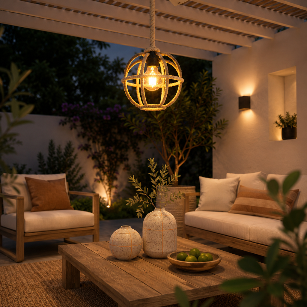OnlyFurn - Milan Rope Ceiling Lamp