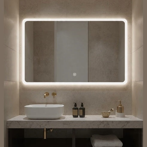 OnlyFurn Aurora illuminated Mirror for modern bathrooms