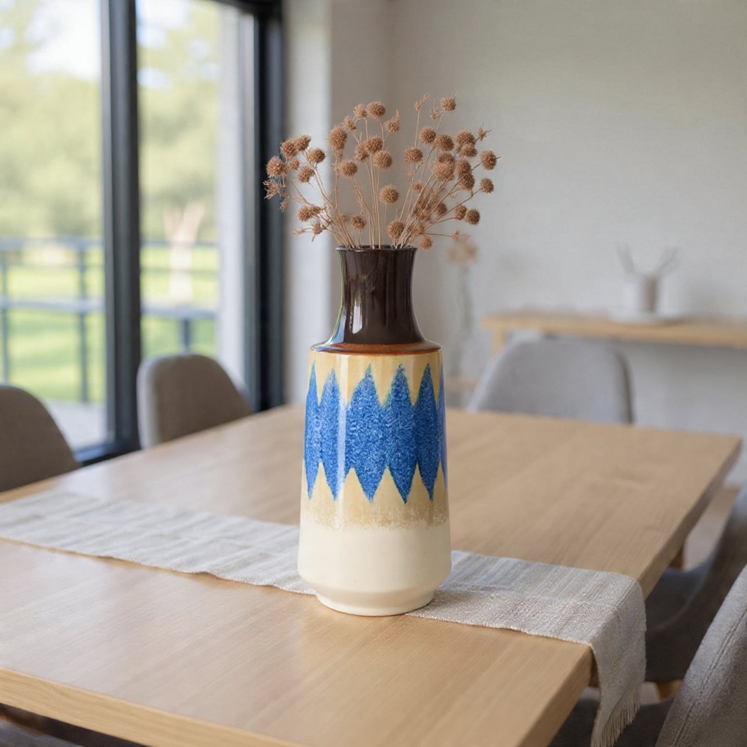 OnlyFurn Tidal Ceramic Vase for flowers and branches