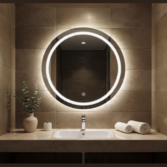 OnlyFurn Irene illuminated Bathroom Mirror with LED lighting