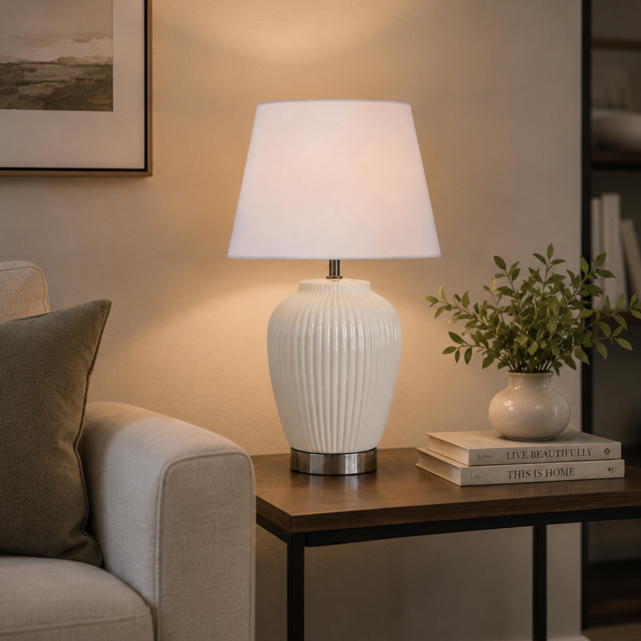 Onlyfurn-Marco Ceramic Table Lamp